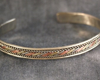 Bangle ~ 3 Metals ~ Tibet Nepal (1265)