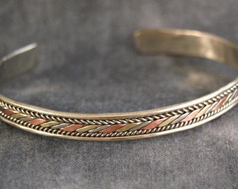 Bangle ~ 3 metals ~ Tibet Nepal (1265)