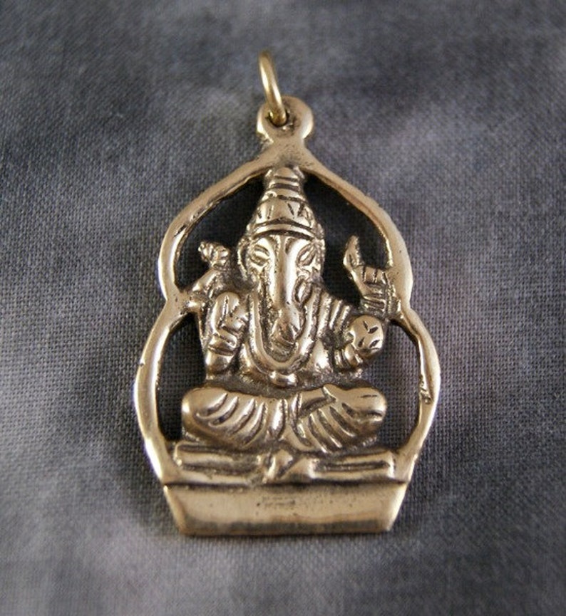 Anhänger Ganesha Amulett aus Nepal 1008 Bild 1