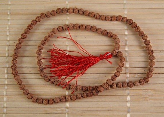 Rudraksha-Mala 8mm ~ Original aus Nepal (1273)