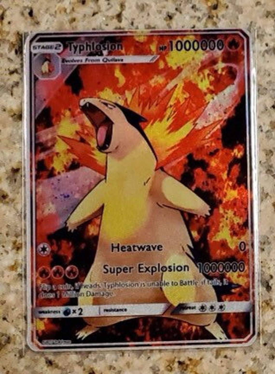 Rare Typhlosion Legendary Pokemon Shiny Collectible Trainer Etsy