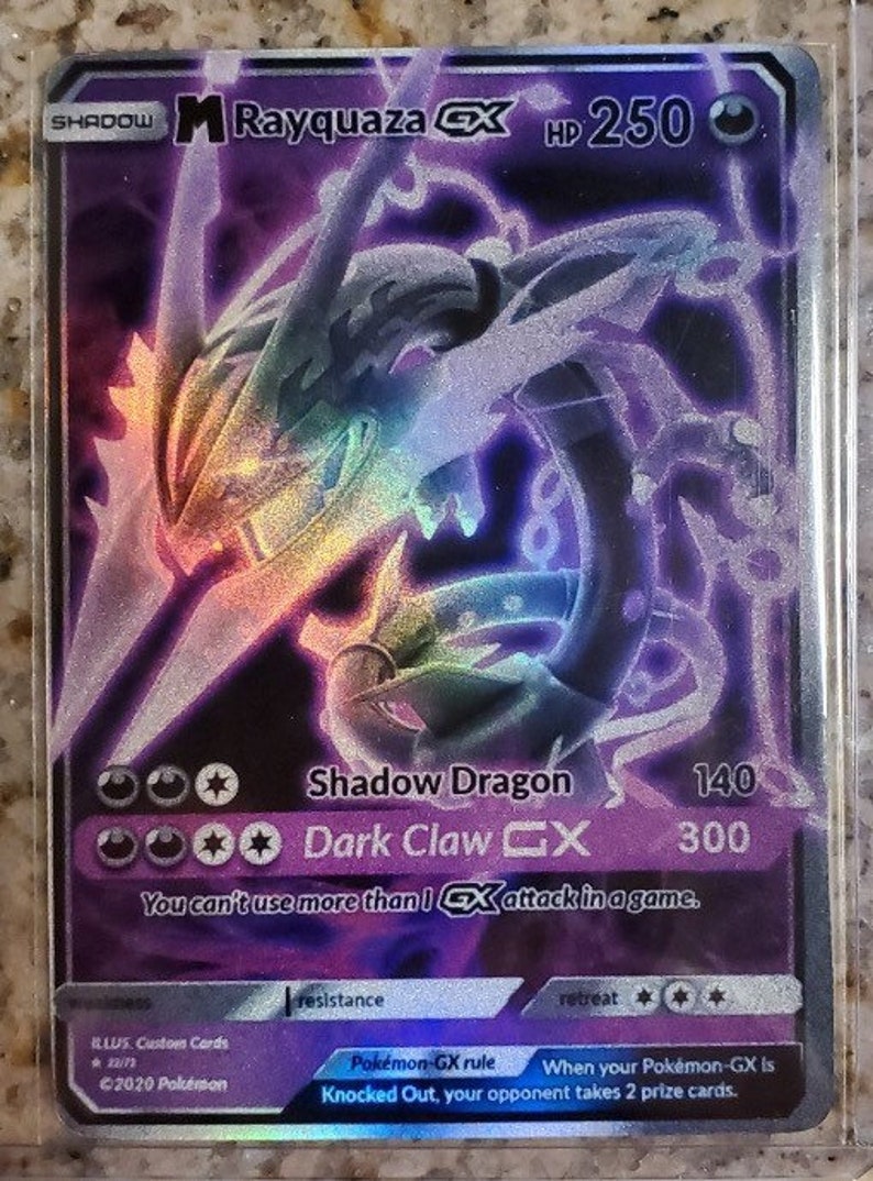 Rare Legendary Pokemon Shiny Collectible Trainer exotic Holo Etsy