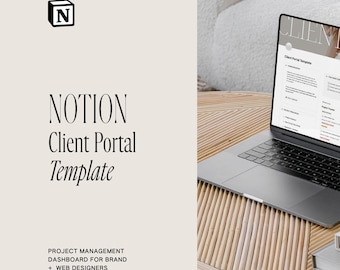 Notion Client Portal Template | Aesthetic Notion Templates for ...