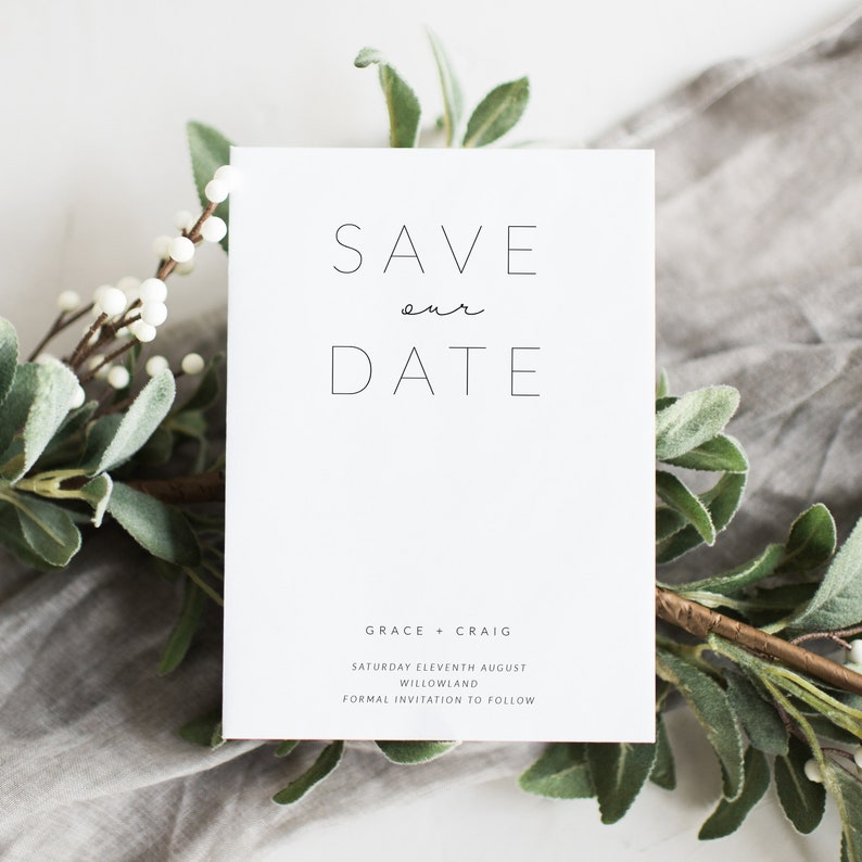 Fiz o nosso "save the date" diferentão. 1