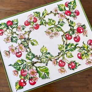 Vintage Cherry Blossom Cork Placemats, Set of 6