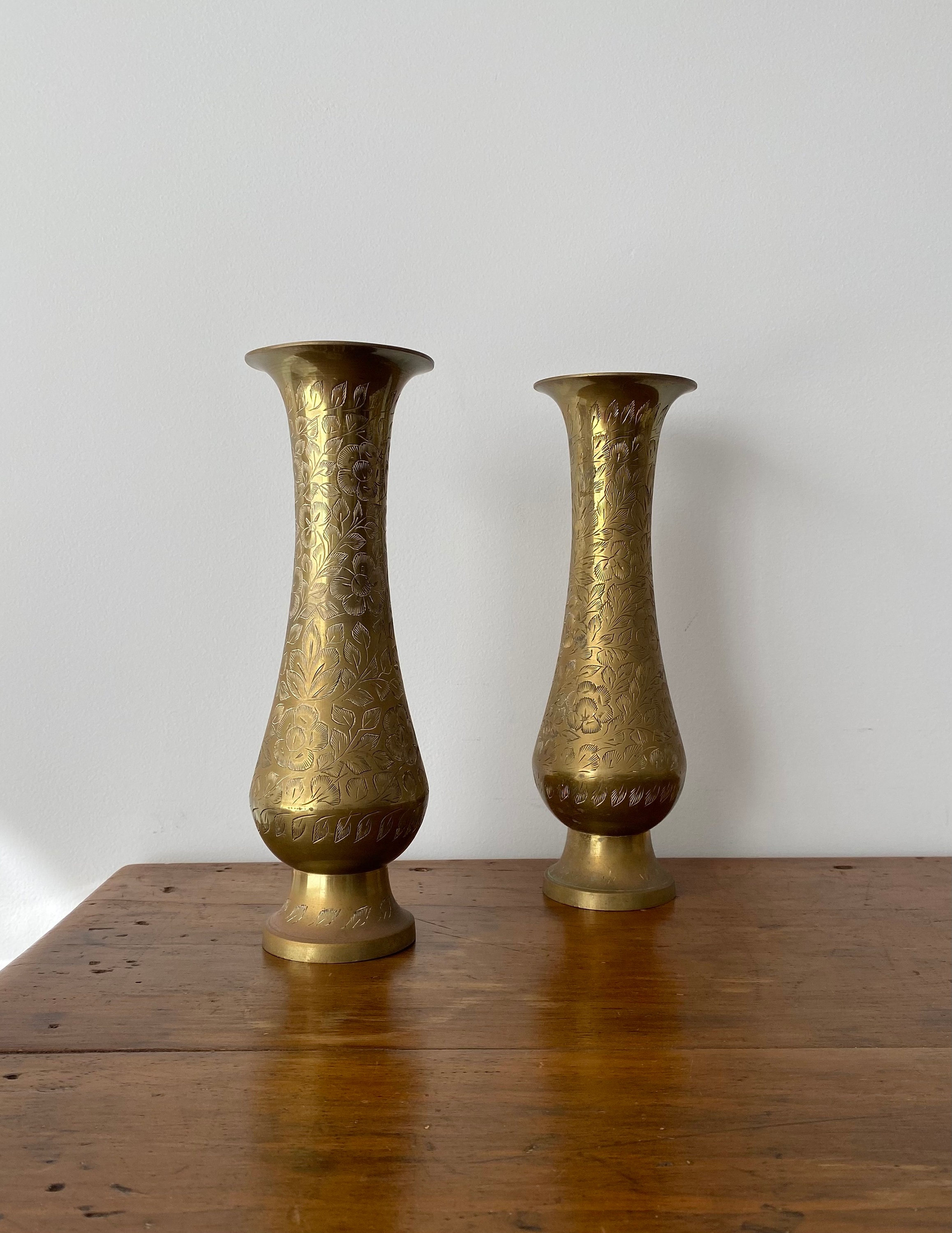 Tall Brass Vase -  Canada