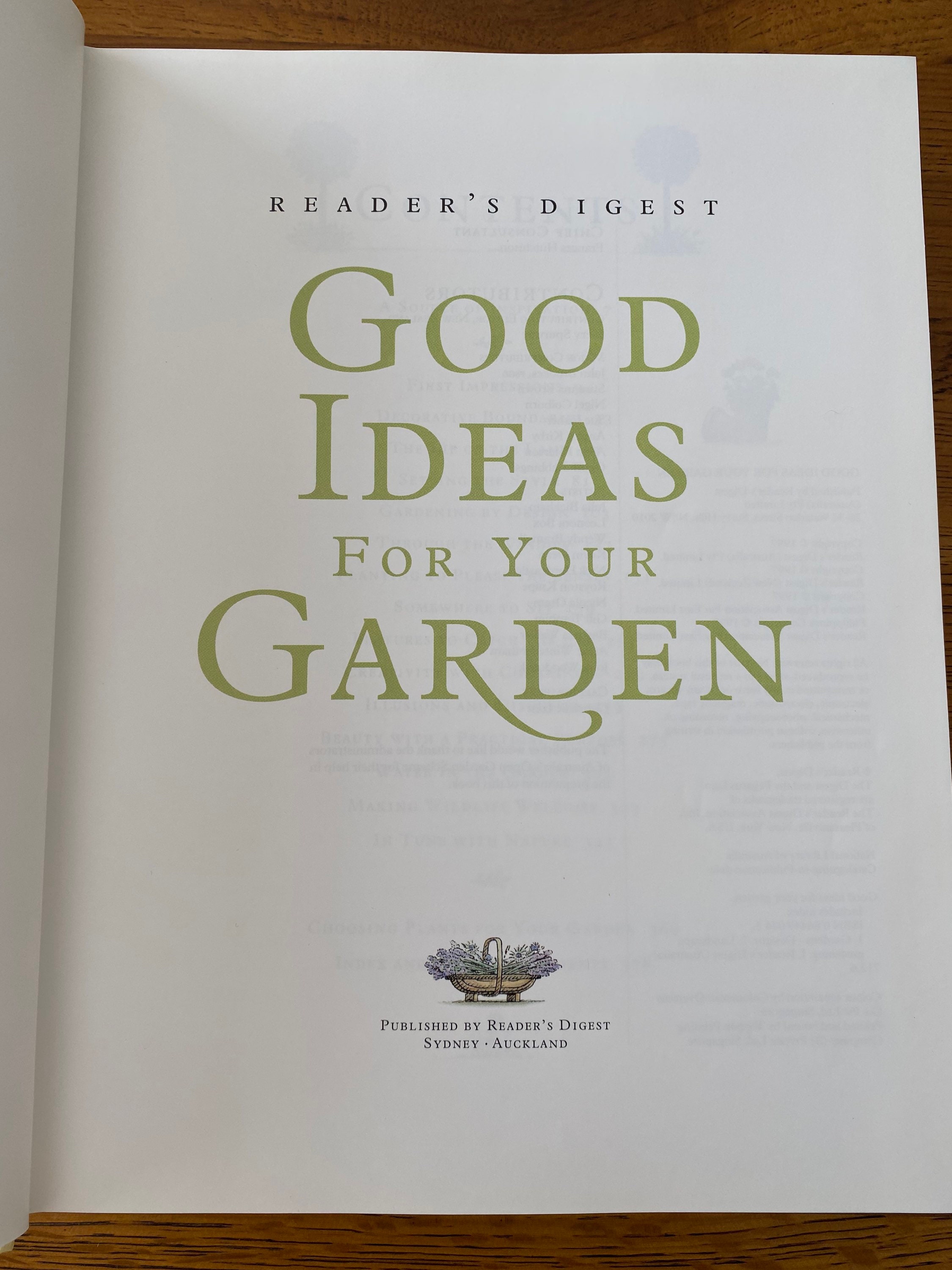 Vintage 1997 Readers Digest Good Ideas for Your Garden picture