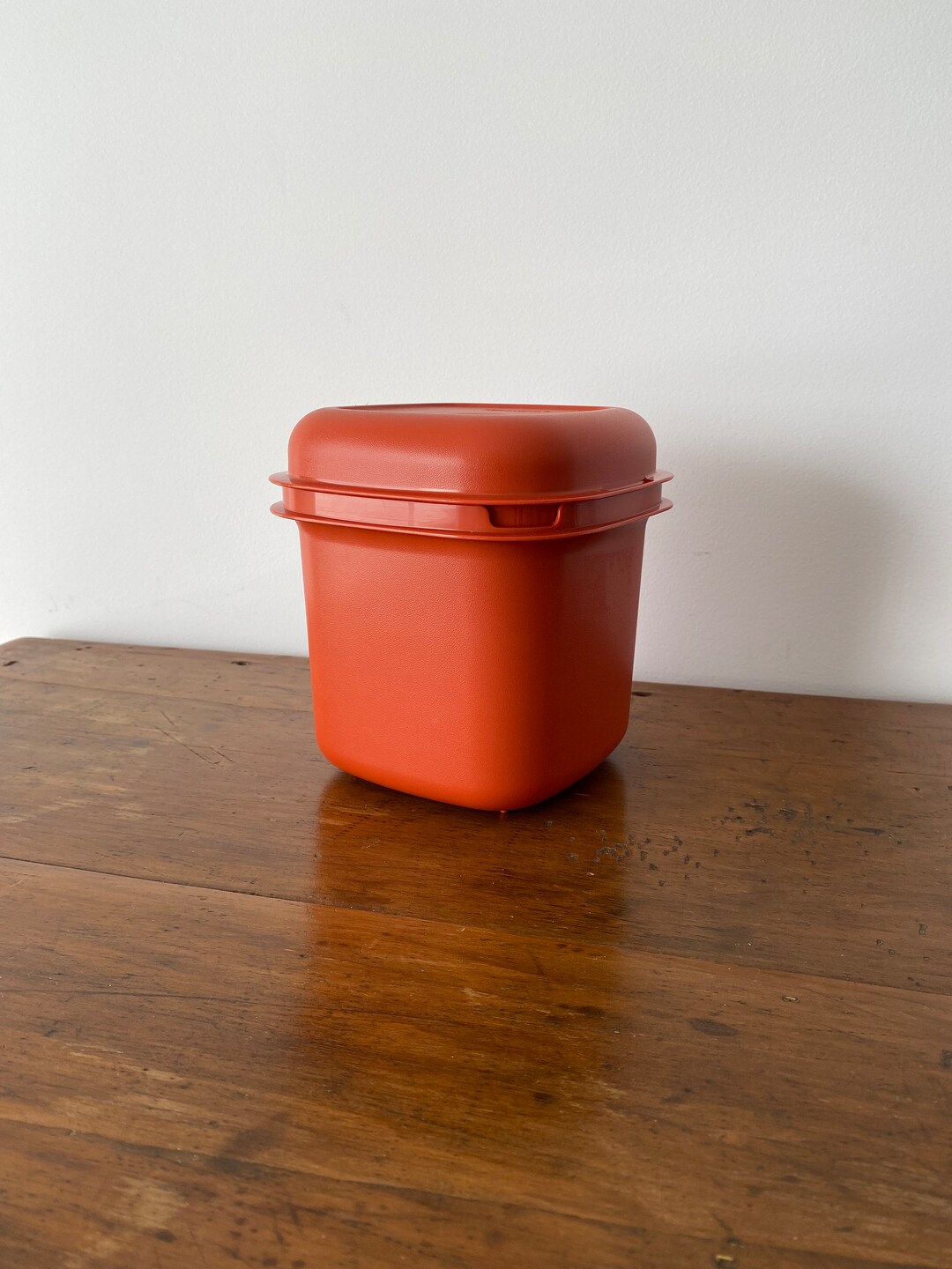 Vintage Tupperware Canister in Red/brown, Retro Tupperware Container - Etsy