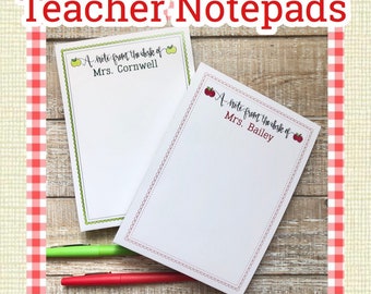 Teacher notepads