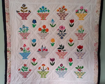 Quilt  "Fleurs de Saison"