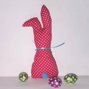 Osterhase, Stoffhase, Hase, Osterdeko, Ostern, Geschenk, genäht Bild 2