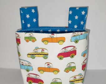 Balance bike bag, bicycle bag, handlebar bag, scooter bag, storage bag, children's bag, car/vehicle motif