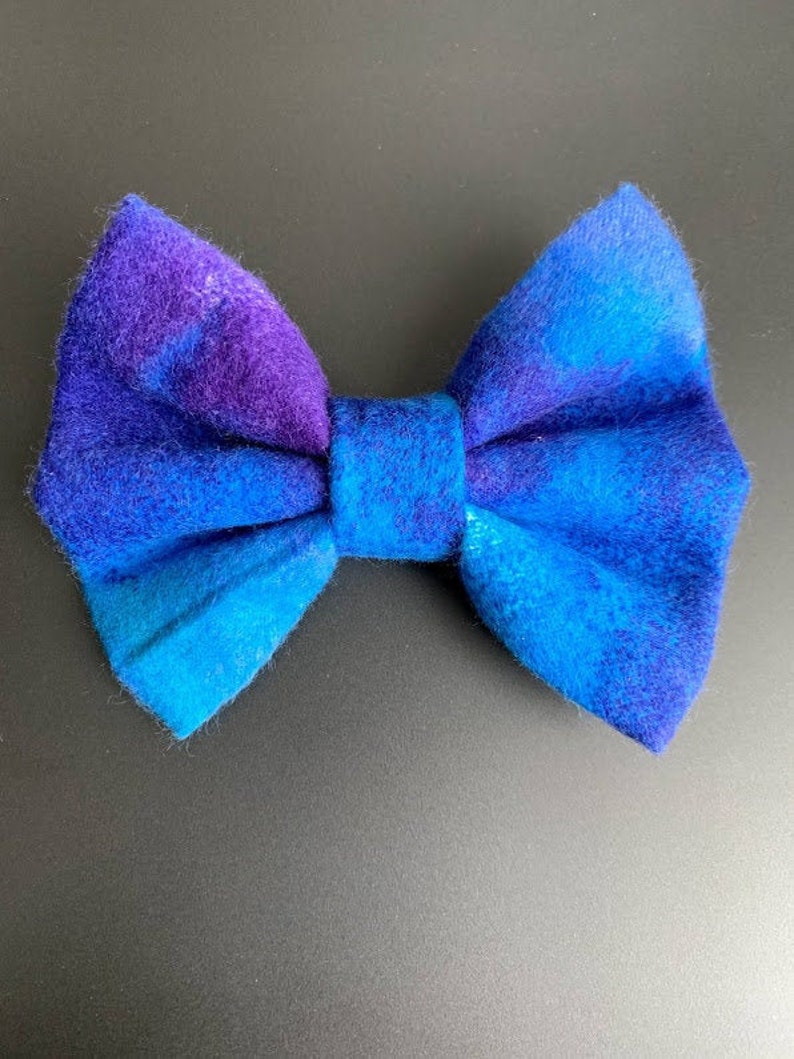 Galaxy Blue Bow Tie Pet Neckwear Pet Accessories