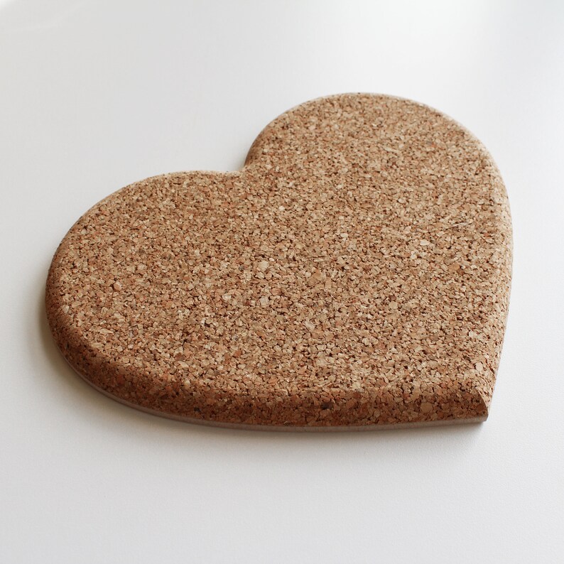Heart Shaped Cork Board Enamel Pin Display Etsy