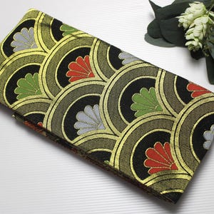 Japanese Hanhaba Half-Width Obi for Yukata Tsumugi Kimono Sash Belt Fabric HHBA09052520