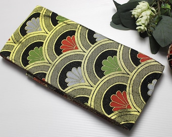 Japanischer Hanhaba Obi mit halber Breite für Yukata Tsumugi Kimono Gürtel Stoff HHBA09052520