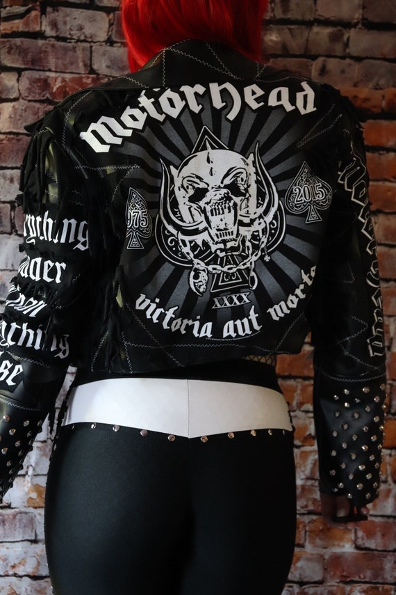 み*ま様 【新品未使用】レディース　MOTORHEAD バイクジャケット Motorhead Biker Jacket - Etsy