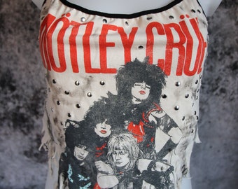 Mötley Crüe Vintage white Halter Top