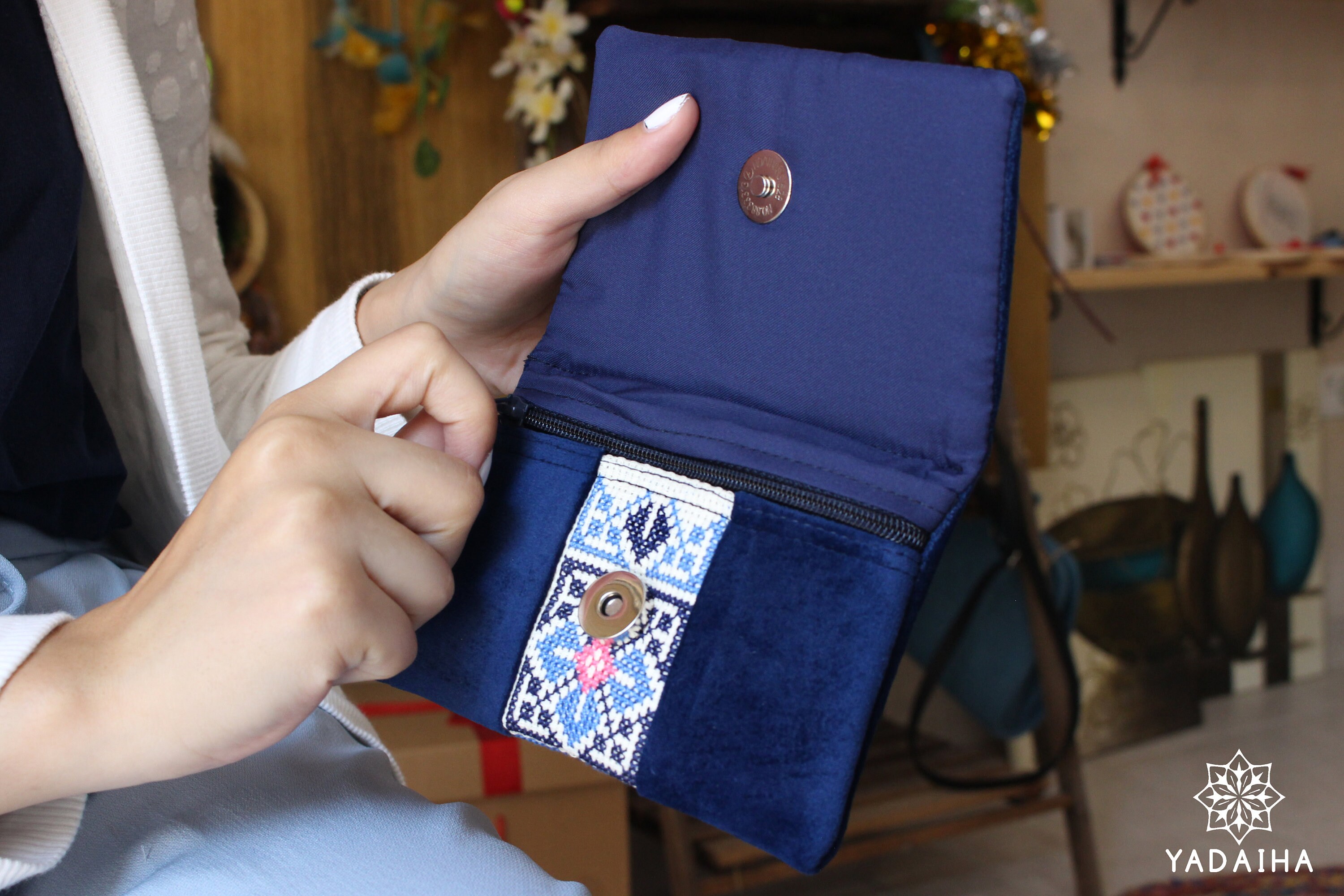 Handmade embroidered Wallet Architecture Wallet Etsy