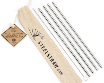 Straight Reusable Straw Gift Sets