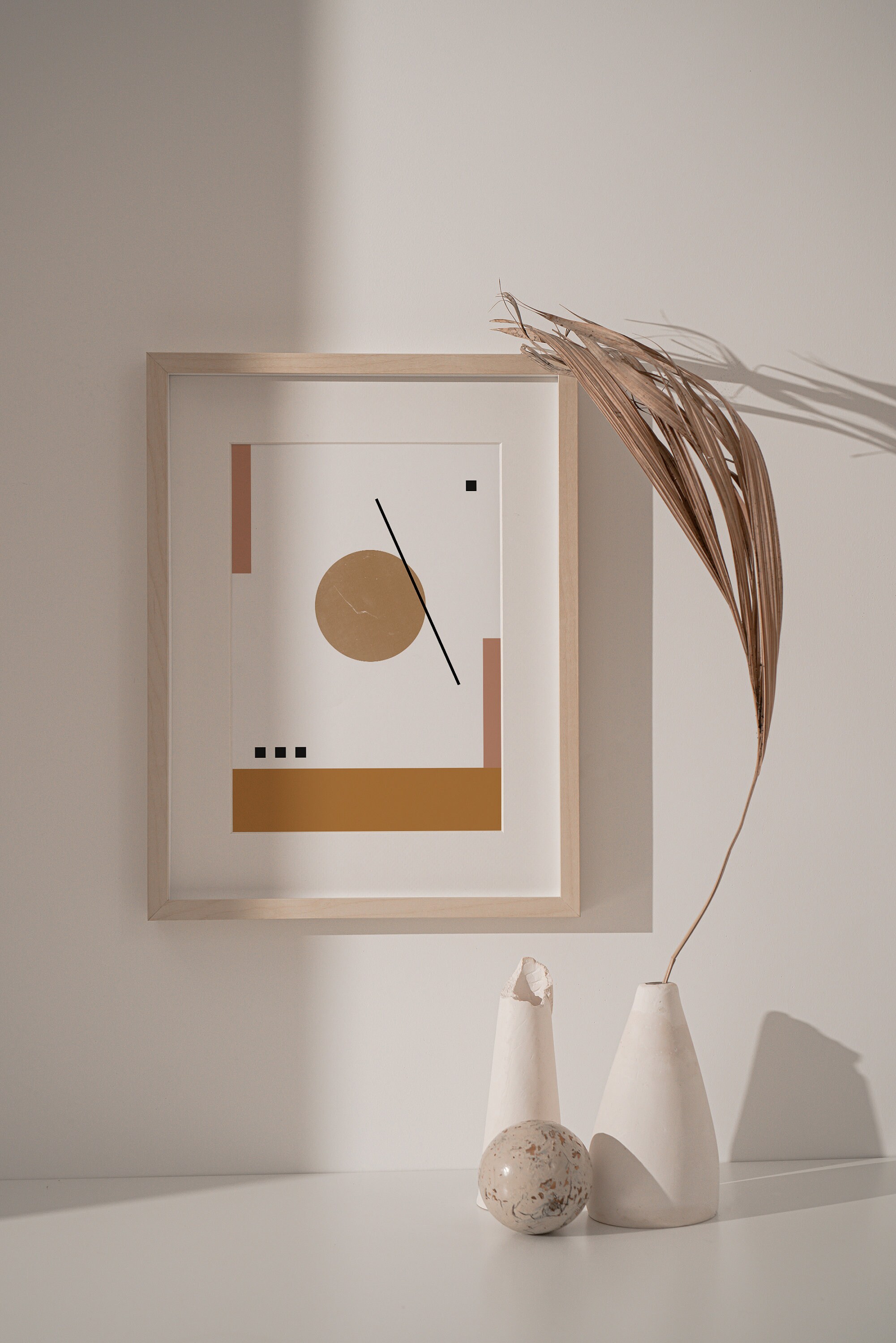 Geometric Wall Art Japandi Wall Art Japandi Prints Minimal | Etsy