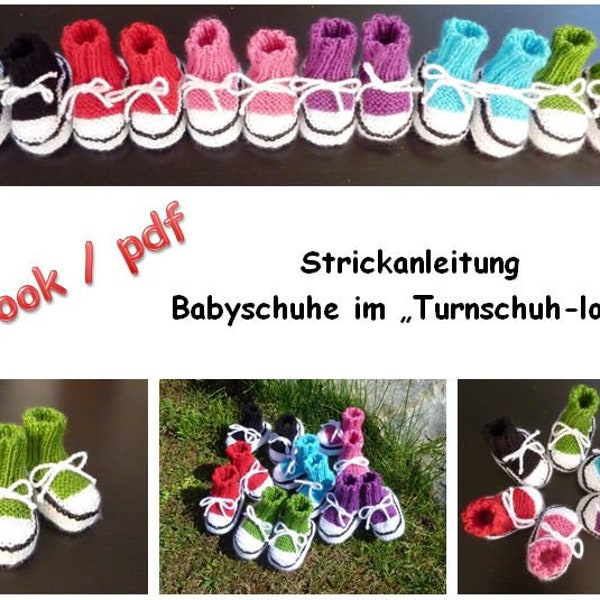 e-book Strickanleitung "Babyturnschuhe"