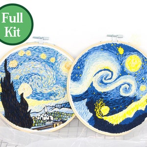 Embroidery Kits For Beginner, hoop art,Modern Embroidery Kit, Hand Embroidery Kit, diy hoop wall art, DIY Embroidery Kit