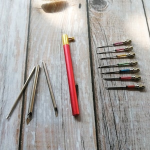 1 set (10 size) punch needle kit |Embroidery Stitching Punch Needle |Sewing Tool Set |Rug Hooking Punch Needle |Punch Needle Kit/Threader