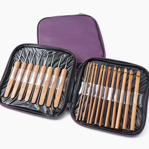 1 Set(20 Pcs) Bamboo Crochet Beginner,crochet Hook Set,bamboo