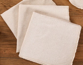 Diverse grootte monniken doek, punch naald stof, 100 procent katoen, voor het haken garen, punch naald, tapijt haken, dorr molen, vilten.