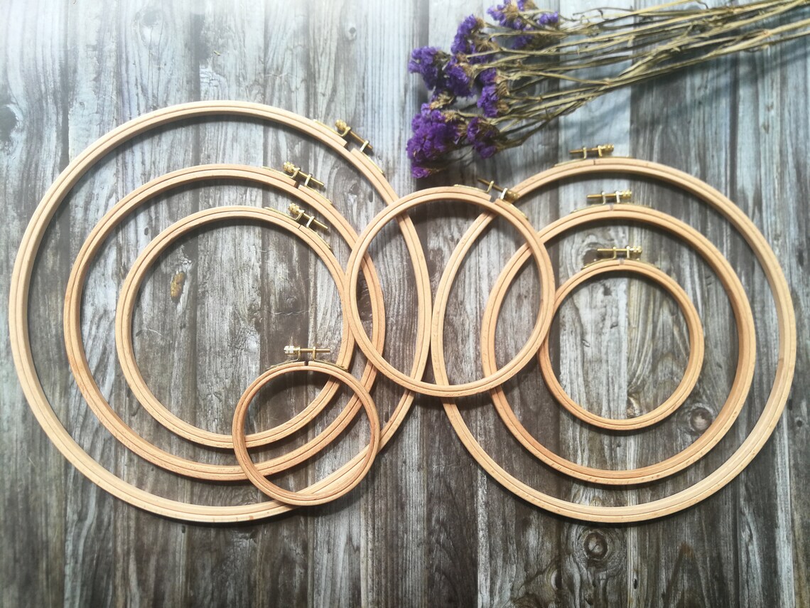 Oval embroidery hoopcircular hoopstitching hoopwooden  etsy Oval embroidery hoopcircular hoopstitching hoopwooden  etsy