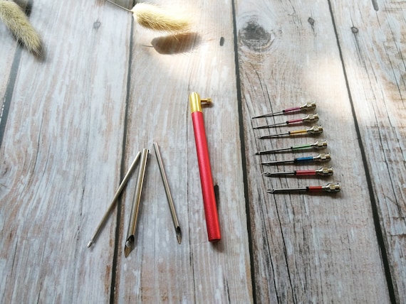 1 set (10 size) punch needle kit |Embroidery Stitching Punch Needle |Sewing Tool Set |Rug Hooking Punch Needle |Punch Needle Kit/Threader