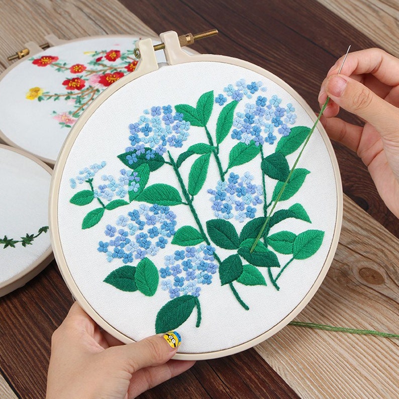 Beginner Embroidery Kit Modern Embroidery Kit Hand Etsy