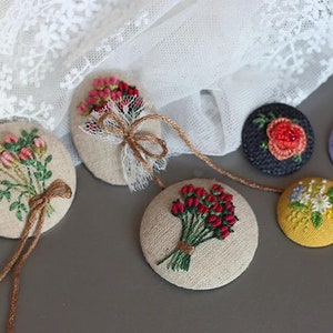 Brochebasis, brochehouder, ronde brochebasis voor borduurwerk, sieraden maken van materiaal, doe-het-zelf broches accessoires - 24/30/35/39/49 mm, ambachtelijke benodigdheden