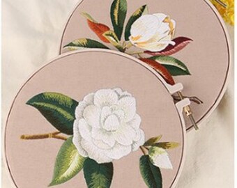 Gifts for her,Embroidery kit Modern Embroidery Kit,Plants Embroidery Kit For Beginner, Hoop Art,Hand Embroidery Art, Hand Embroidery Kit