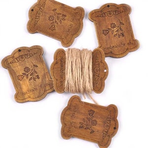 Wooden Floss Bobbins, Embroidery Thread Holder, Floss Bobbins