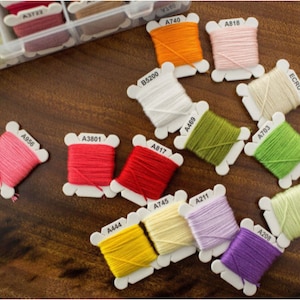 Embroidery Floss for Cross Stitch,Embroidery Thread String Kit,80 Skeins,Floss Bobbins with Organizer Storage Box,Embroidery Floss Start Kit