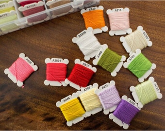 Embroidery Floss for Cross Stitch,Embroidery Thread String Kit,80 Skeins,Floss Bobbins with Organizer Storage Box,Embroidery Floss Start Kit