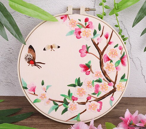 Chinese Ancient Style Embroidery Kit,creative Flora and Chinese Ancient Style Embroidery Kit,creative Flora and