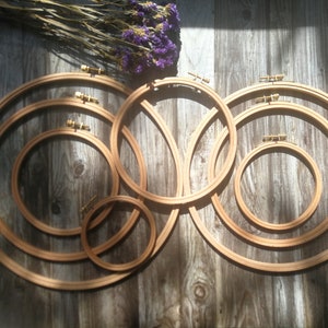 Round/Oval Embroidery Wooden Hoop,Circular Hoop,Stitching Hoop,Embroidery Frame,Flexi Hoop for Hand Embroidery, Hoop Art, Embroidery Display