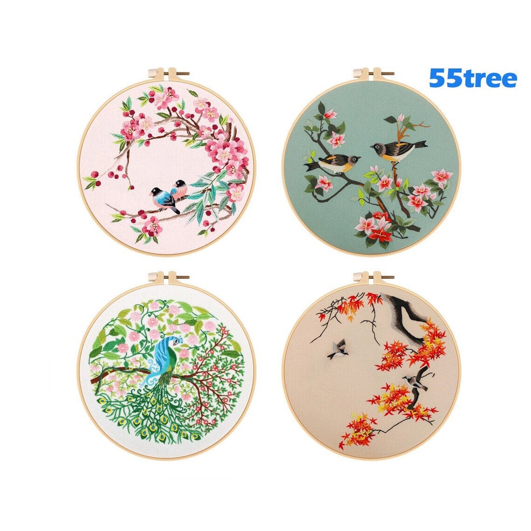 Creative Flora and Fauna Embroidery Kit,ancient Style Embroidery Kit