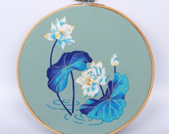 Diy start up embroidery set, Beginner Embroidery kit, Modern embroidery kit cross stitch, Hand Embroidery Kit, Needlepoint, DIY Craft Kit