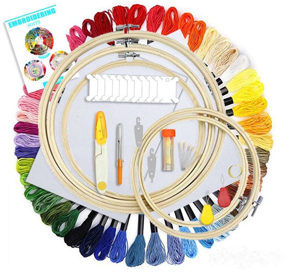 Hand Embroidery Kit for Beginnersdiy Kit Toolscross Stitch Tool
