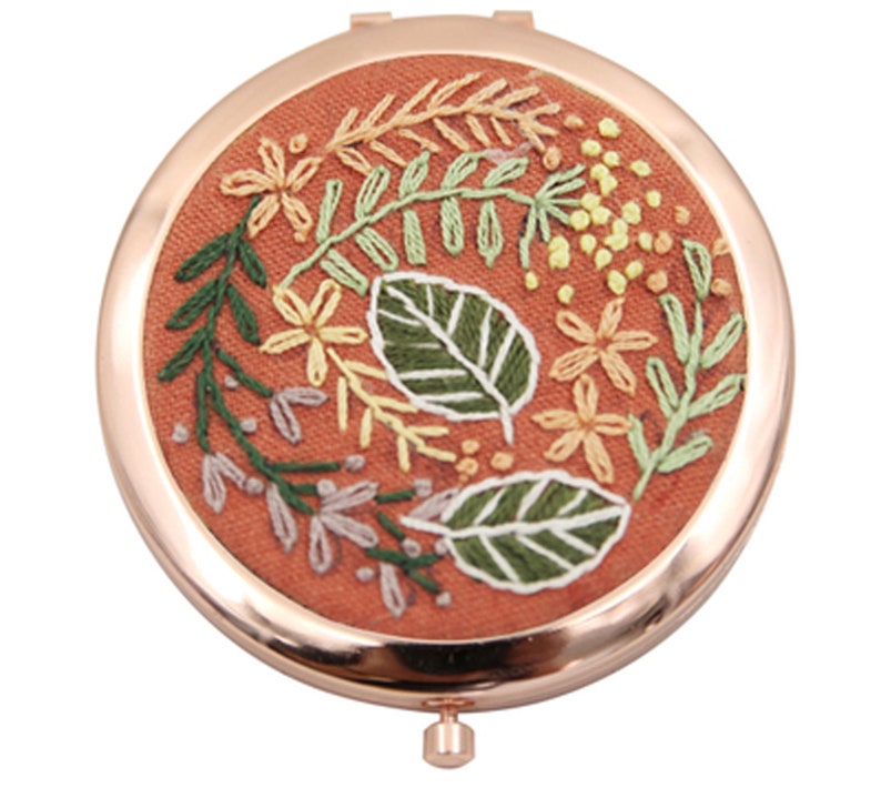 Rose gold Mirror Embroidery Kit For Beginner Bridesmaid Etsy