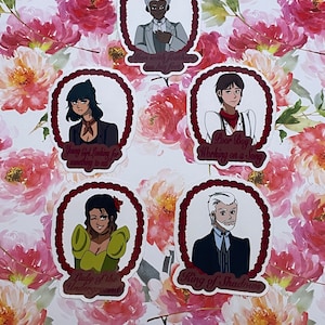 Hadestown Floral Sticker