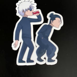 Gojo Geto Walk Sticker