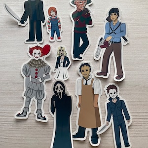 Scary Character Stickers