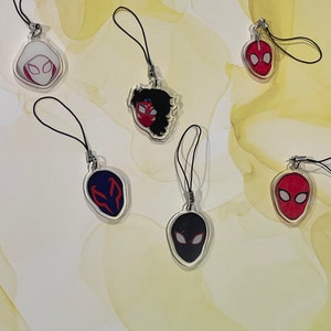 Spider Group Heads Charms