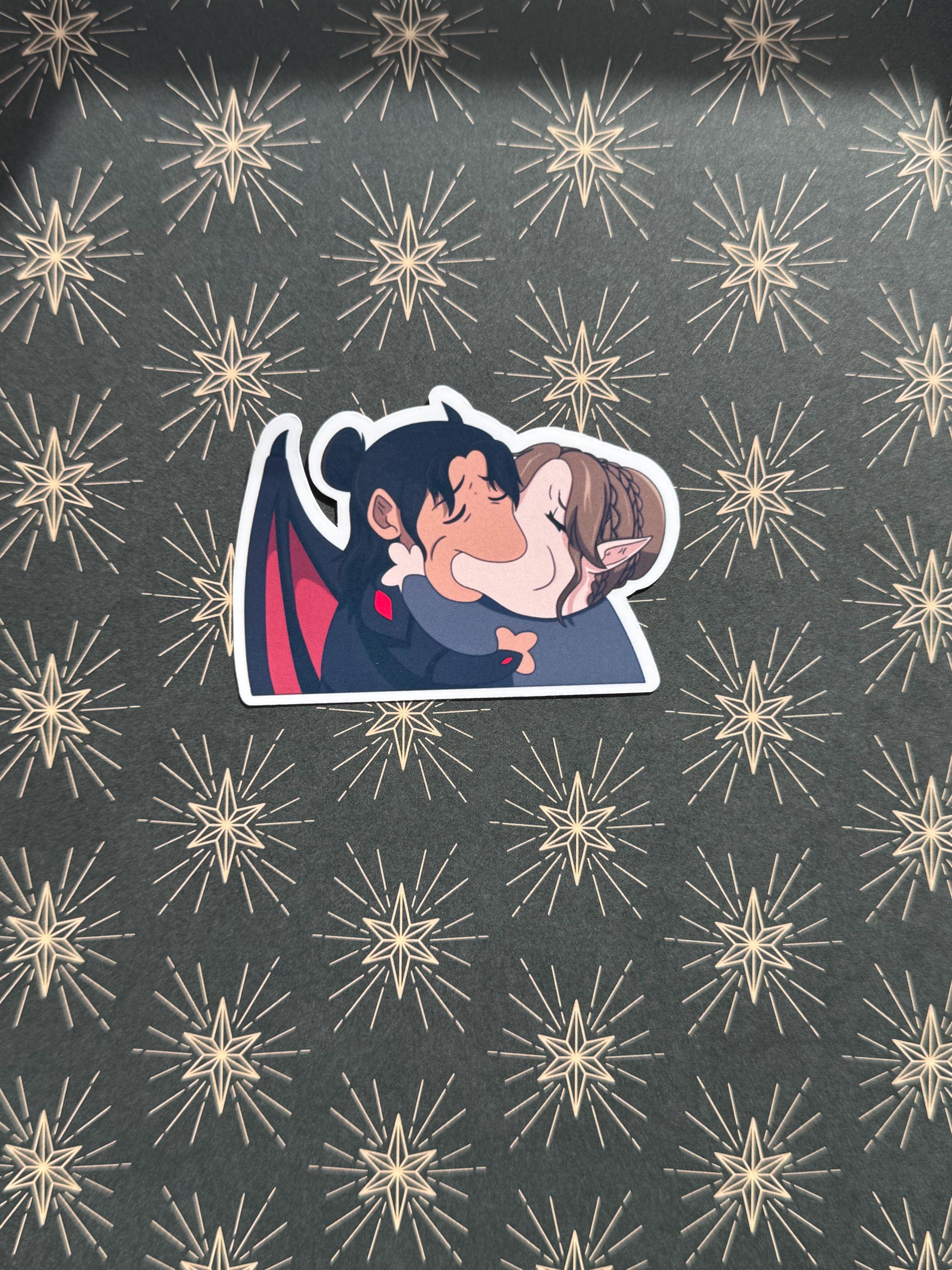 Sybu Stickers Fairy Kiss Meme Sticker - Etsy