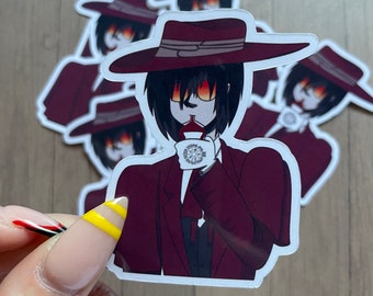 Pegatina de Alucard "No estoy contento"